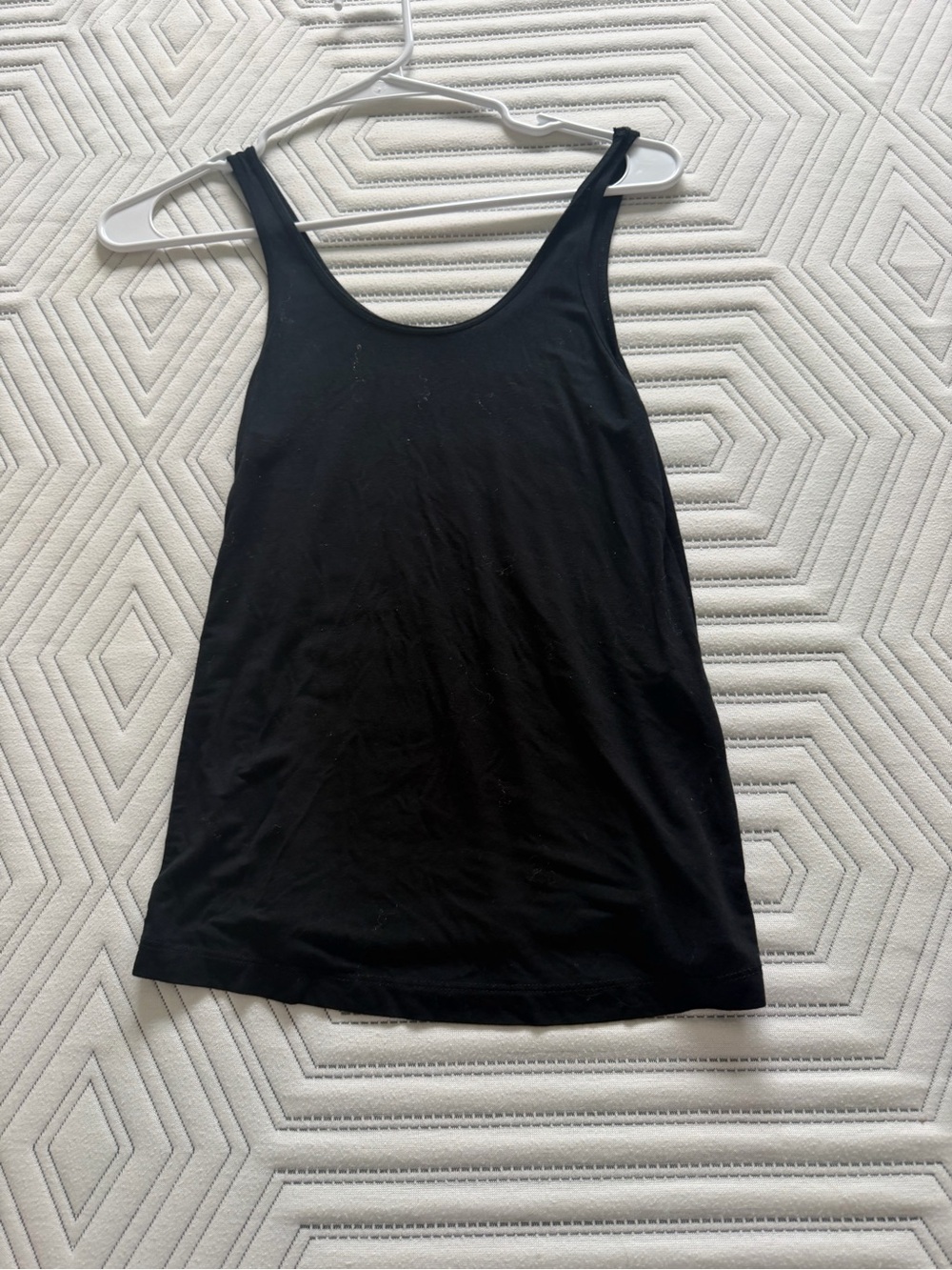Zara Black Scoop Neck Tank Topp
